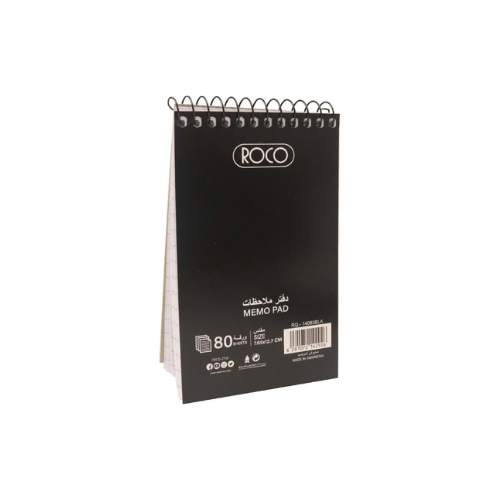 10-دفتر ملاحظات صغير روكو أسود