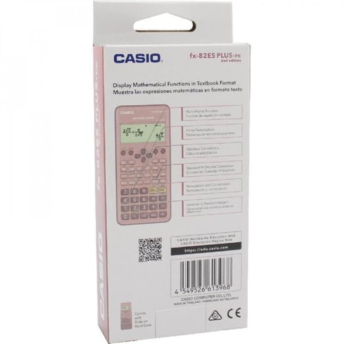 حاسبة كاسيو وردية fx-82E plus الإصدار الثاني