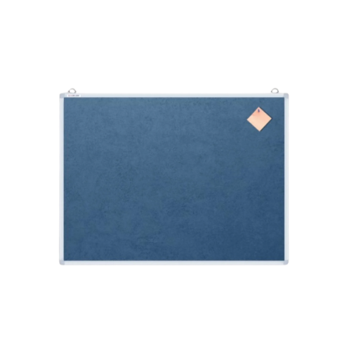 لوحة إعلانات إطار ألمنيوم 90×60 سم أزرق SBC