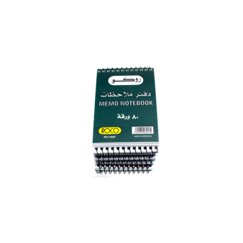 10-دفتر نوته A7 غلاف بلاستك