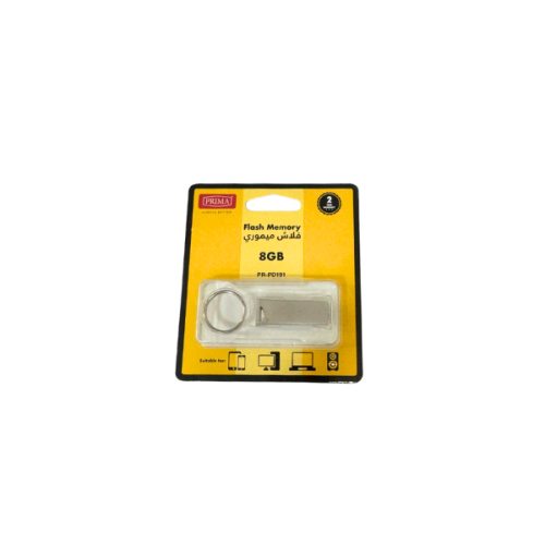 فلاش USB بمعدن بمدالية بريما 8GB