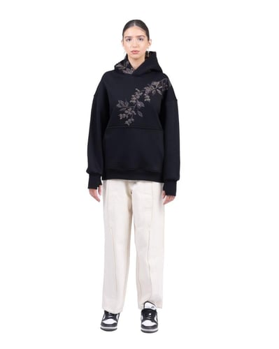 hoodie Hoodie with distinctive embroidery