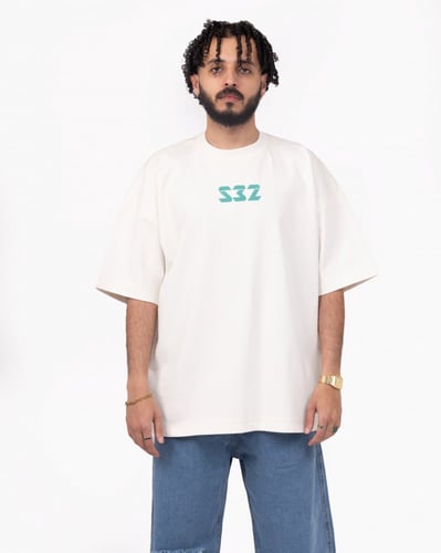 تيشيرت واسع بأكمام قصيره S32