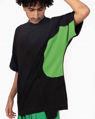 تيشيرت واسع بأكمام قصيره S32