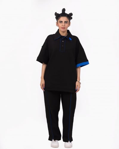 طقم S32 تي شيرت وبنطلون واسع