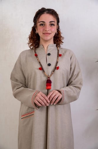 ثوب لينن بيج