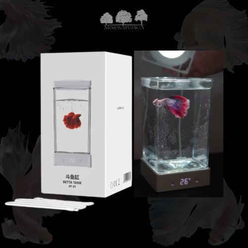 BIOLOARK BT-01 Betta Tank – حوض مائي مدمج مع شاشة...
