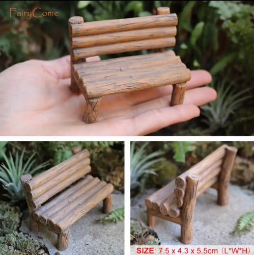 مقعد حديقه مصغر للتيراريوم والبونساي