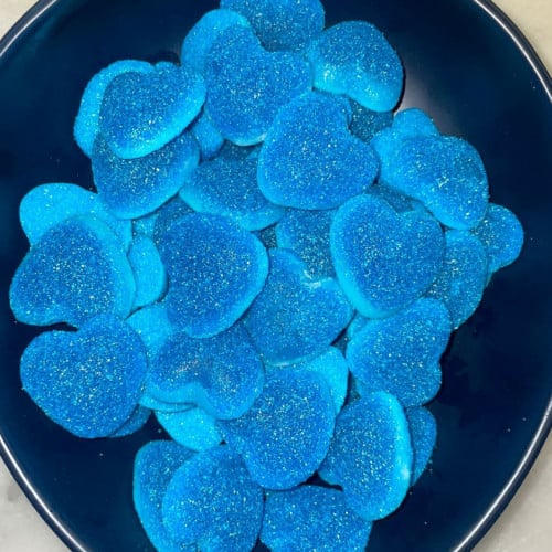 القلوب الزرقاء 100 جرام