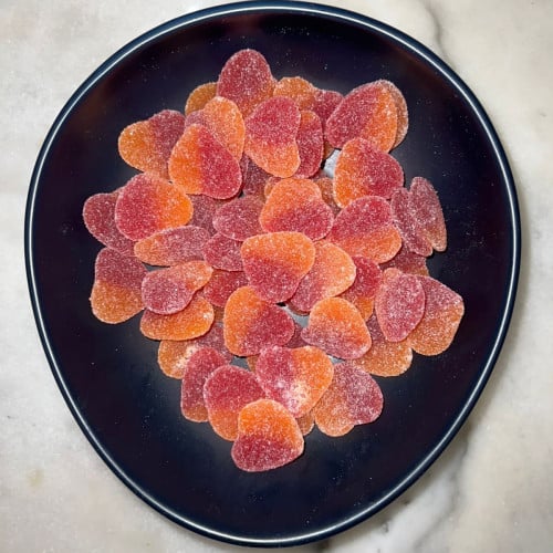 قلب خوخ بالسكر 100 جرام