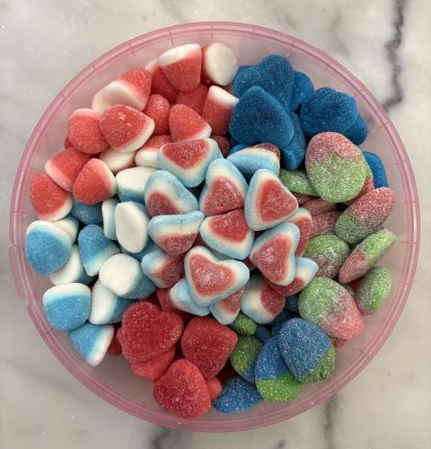 بوكس الازرق والاحمر 500 جرام