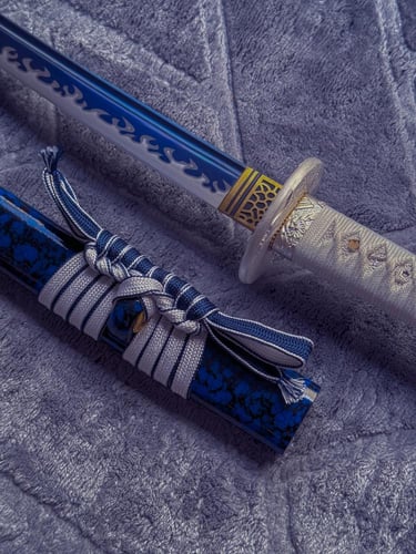Blue Flames Katana