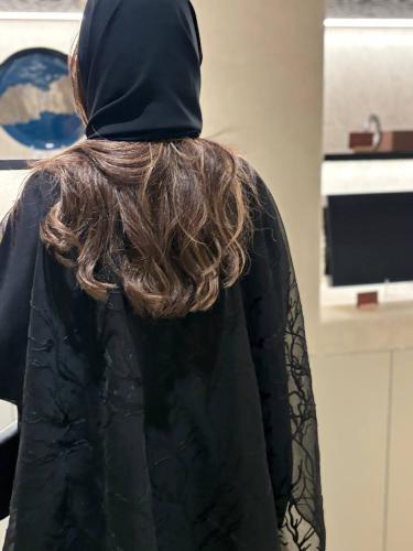 Abaya 112 - تل مشجر -بطانة قطن