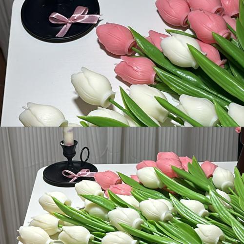 شمعة التوليب 10 حبات