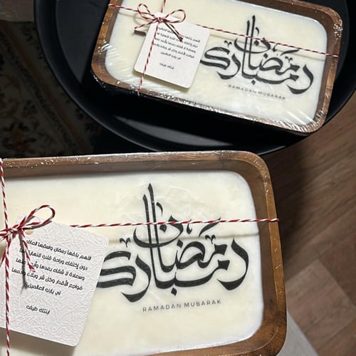 شمعة رمضان او عيد حجم كبير للحبه