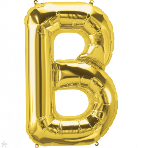 FOIL LARGE LETTER GOLD (عدد 5 قطع) B