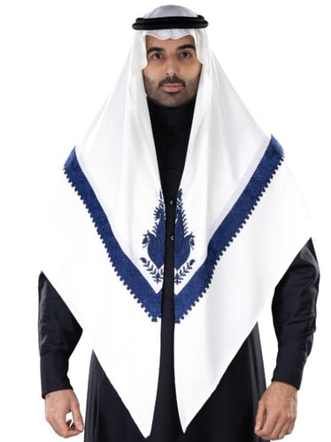 غترة بروجيه المطرزه - تغليف علبة