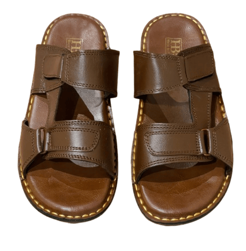 حذاء رجالي كاجوال جلد بني