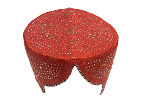 طاقية باكستانية مفتوحة من الأمام