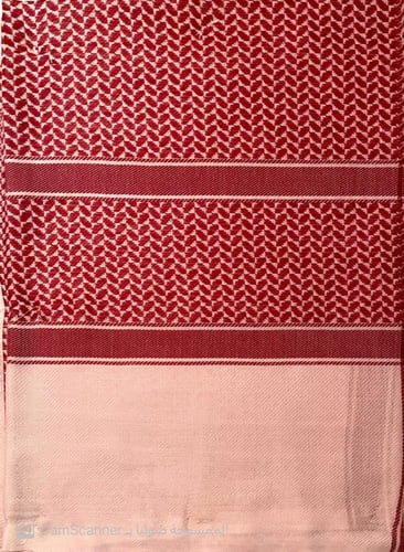 شال نقشة شماغ مقاس 52 كشميري