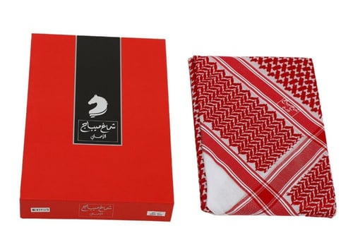 شماغ ميباج أحمر غامق - الاصلي