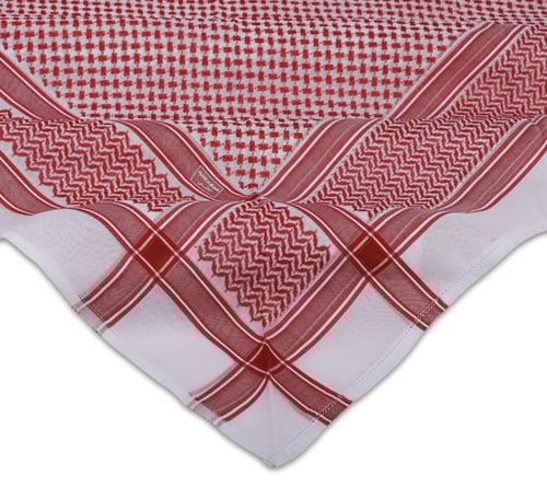 شماغ بروجيه رجالي أحمر زئبقي