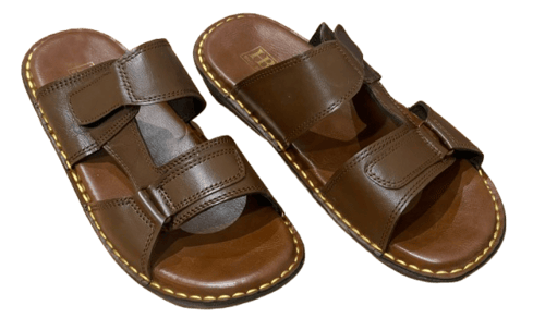 حذاء رجالي كاجوال جلد بني