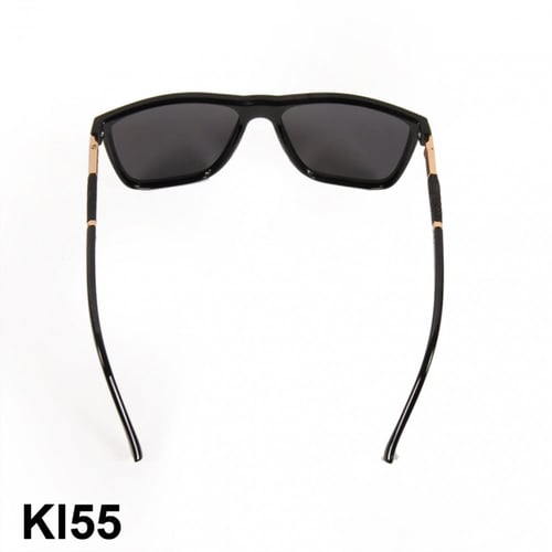 نظارة شمسية رجالية اطار انيق مذهب موديل KI55