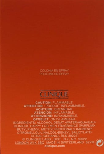 عطر هابي من كلينيك للرجال، 100 مل