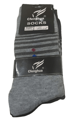 طقم جوارب طويلة مقلمة ماركة Cfenghua®