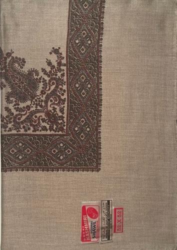 غترة شال كشميري هندي رمادي فاتح