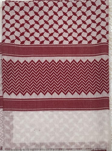 شال نجد شماغ كشميري اصلي فل ترمه