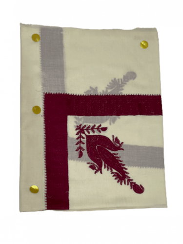 شال شتوي كشميري مطرز مقاس 55