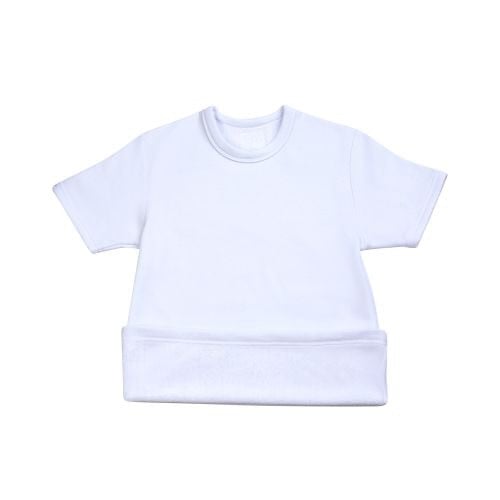 فنيلة شتوية فرو أبيض نصف كم: رجالي