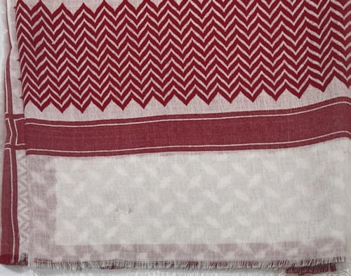 شال نجد شماغ كشميري اصلي فل ترمه