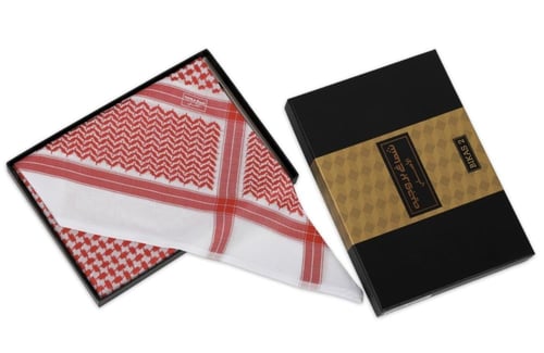 شماغ بروجيه لون خاص - بيكاس | قطن 100% فاخر