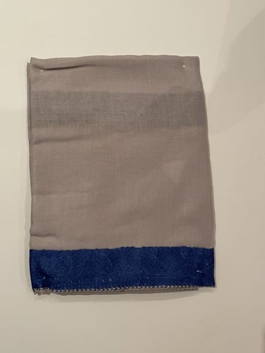 غترة شال كشميري ازرق مقاس 55