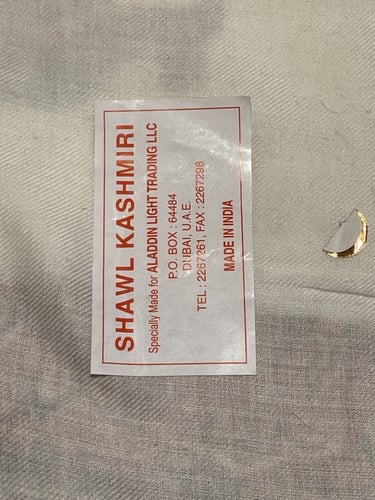 غترة شال كشميري دبي صوف 100٪ مقاس58