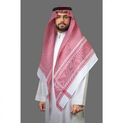 شماغ ماي فير احمر غامق موديل 309