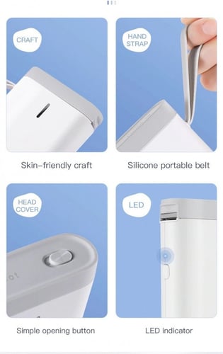 طابعة لاسلكية حرارية محمولة تعمل عبر بلوتوث الجوال