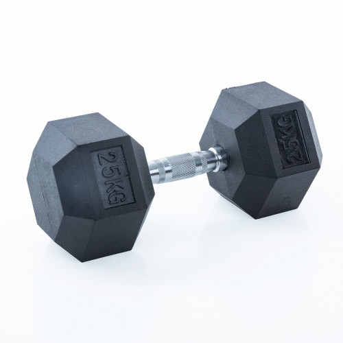 أرمان دامبلز رفع أثقال 25 كيلو أسود تصميم سداسي -...