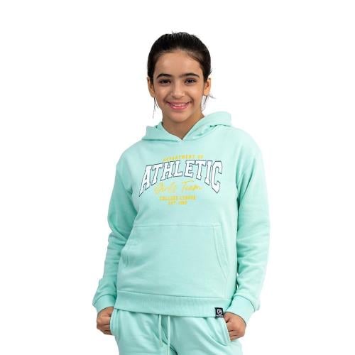 سويت شيرت جري بناتي من باتريك _ AW24-KID-09-A