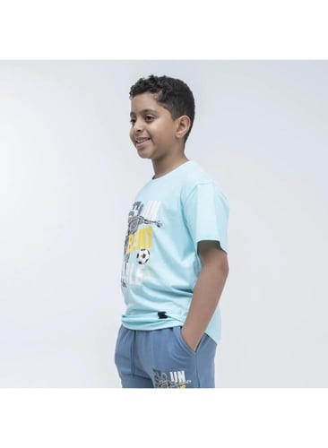 تيشيرت+شورت لايف ستايل ولادي من باتريك _ BTS-08A