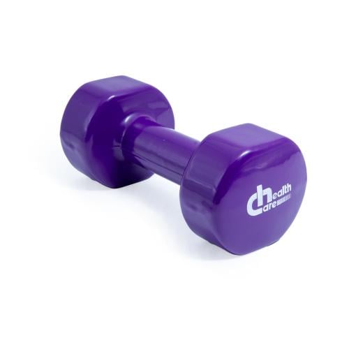 رفع الأثقال دامبل مغلف بالفينيل هلثكير_VD5KG - 5KG