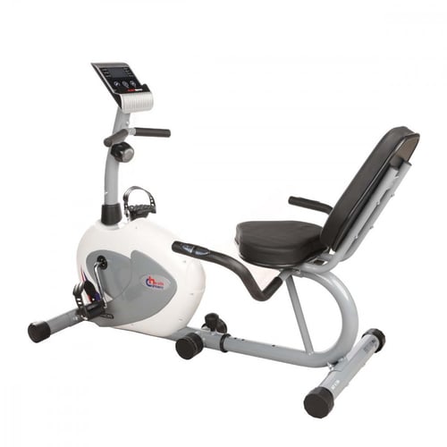 هلثكير دراجة ثابتة بمسند ظهر ومقعد متحرك 8 مستويات...