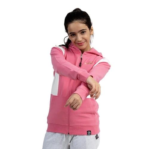 سويت شيرت جري بناتي من باتريك _ AW24-KID-12