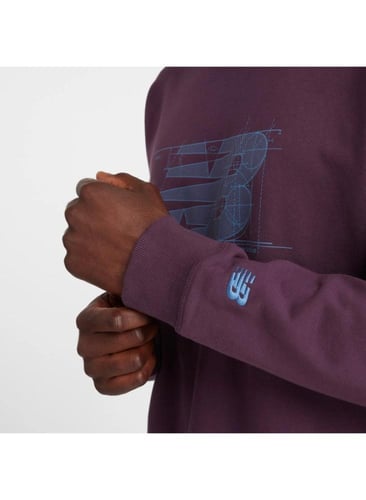 تيشيرت لايف ستايل رجالي من نيو بالانس _ MT43559PLN