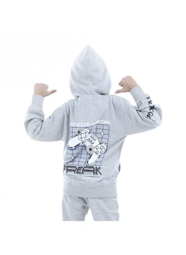 سويت شيرت جري ولادي من باتريك _ KAW-09