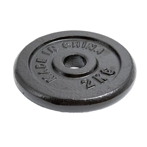 Snuffy disk weight - 2 kg - silver - IR910072