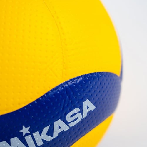 ميكاسا كرة طائرة جلد - أزرق وأصفر - V200W